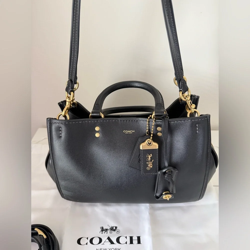 Coach Rogue 31 Black Leather - Picture 4 of 15